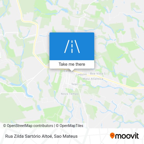 Rua Zilda Sartório Altoé map