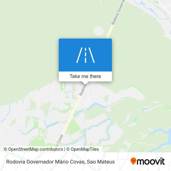 Rodovia Governador Mário Covas map