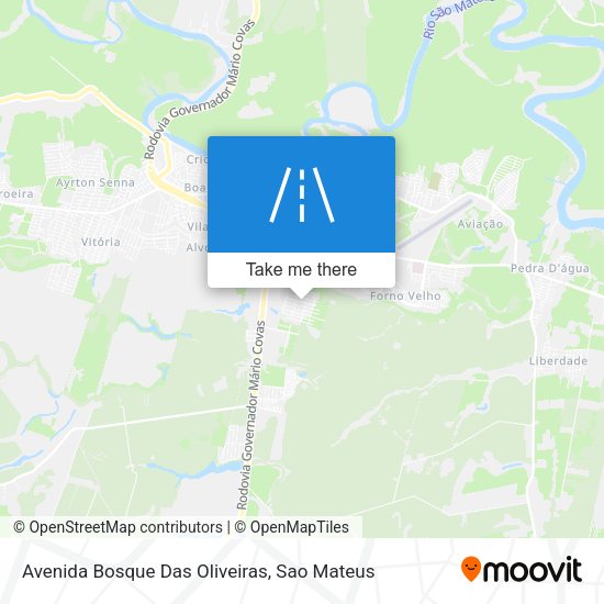 Avenida Bosque Das Oliveiras map