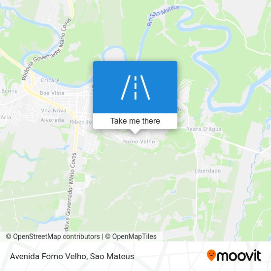 Avenida Forno Velho map