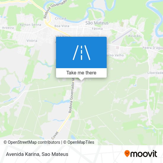 Avenida Karina map