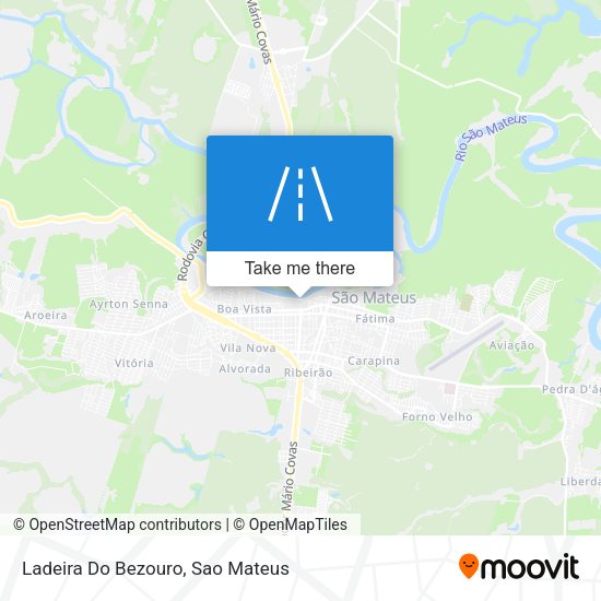 Ladeira Do Bezouro map