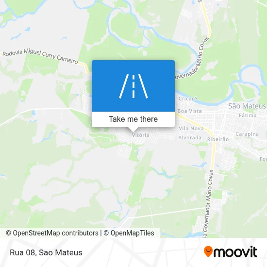Rua 08 map