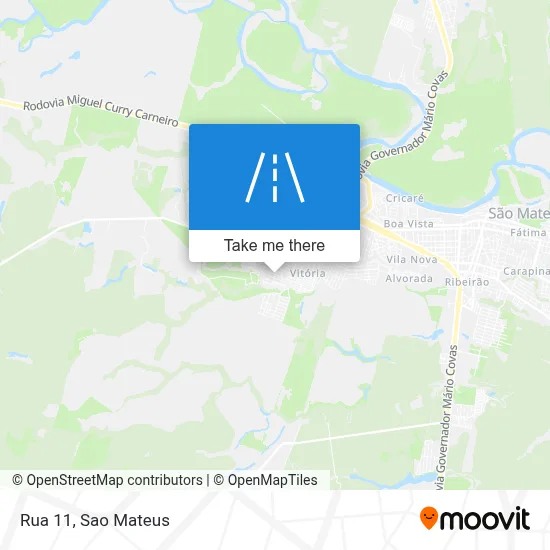 Rua 11 map