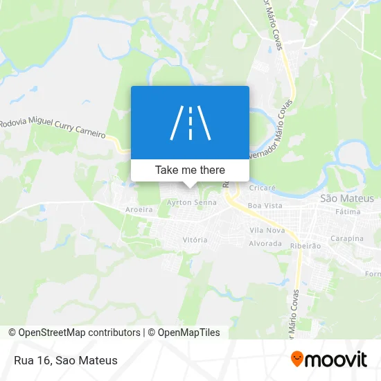 Rua 16 map
