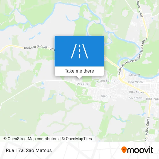 Rua 17a map