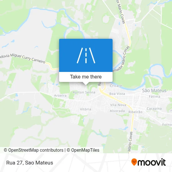 Rua 27 map