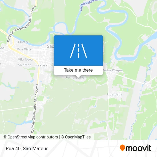 Rua 40 map