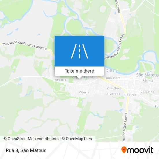 Rua 8 map