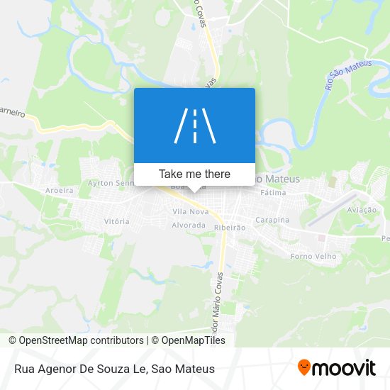 Rua Agenor De Souza Le map