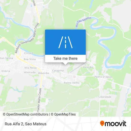 Rua Alfa 2 map