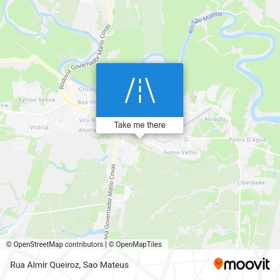 Rua Almir Queiroz map