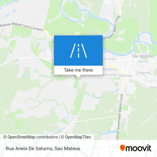 Rua Aneis De Saturno map