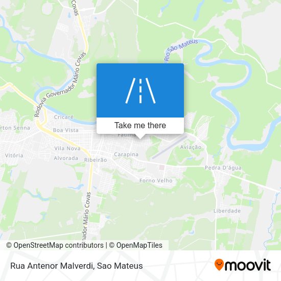Rua Antenor Malverdi map