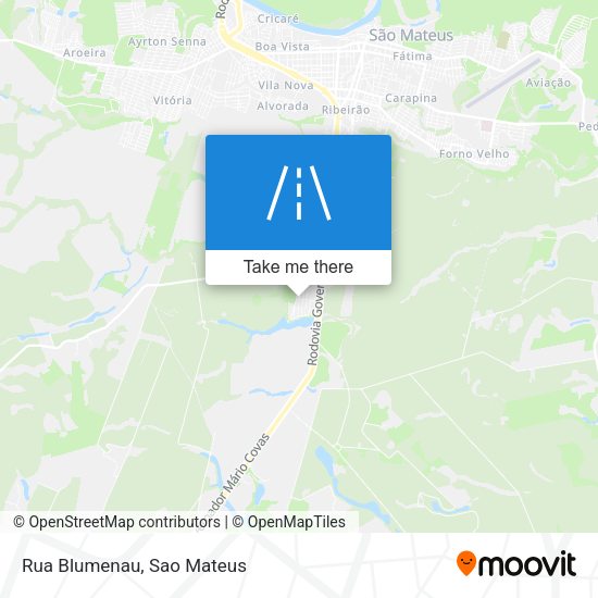 Rua Blumenau map