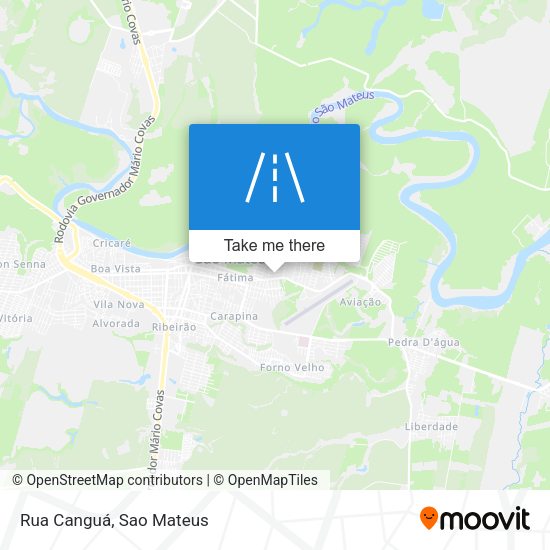 Rua Canguá map