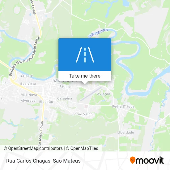 Rua Carlos Chagas map