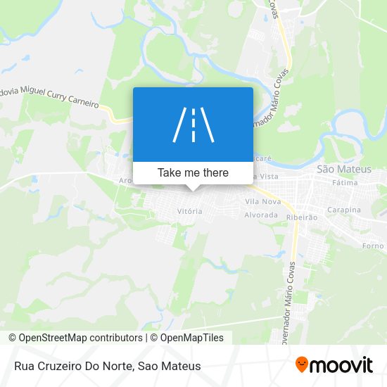 Rua Cruzeiro Do Norte map