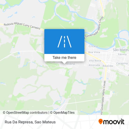 Rua Da Represa map