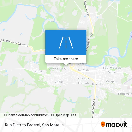 Rua Distrito Federal map