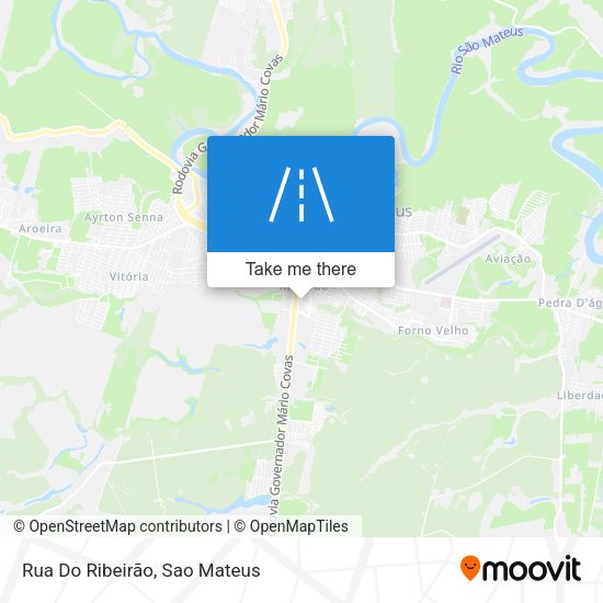 Rua Do Ribeirão map