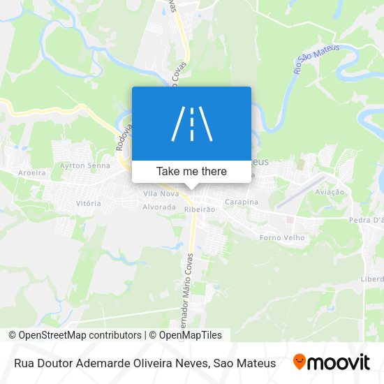 Rua Doutor Ademarde Oliveira Neves map