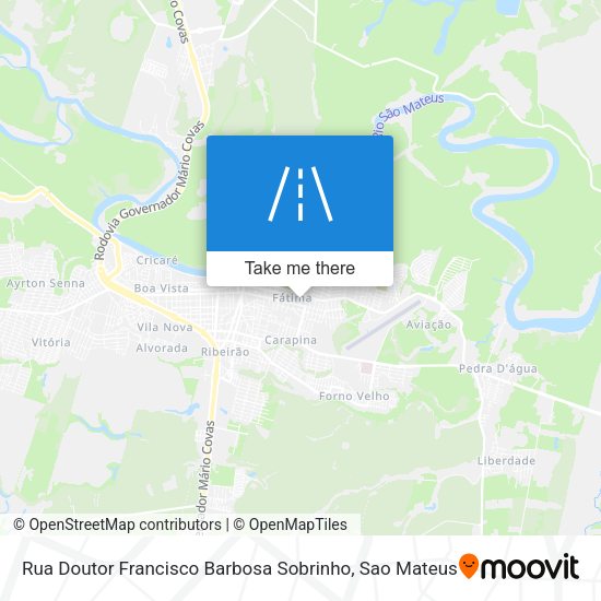 Rua Doutor Francisco Barbosa Sobrinho map