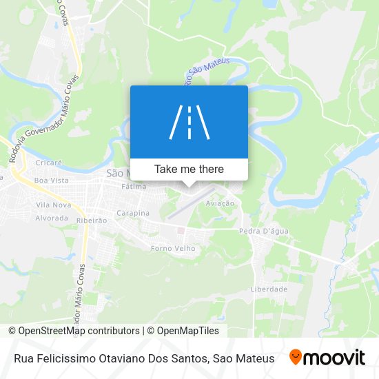 Rua Felicissimo Otaviano Dos Santos map