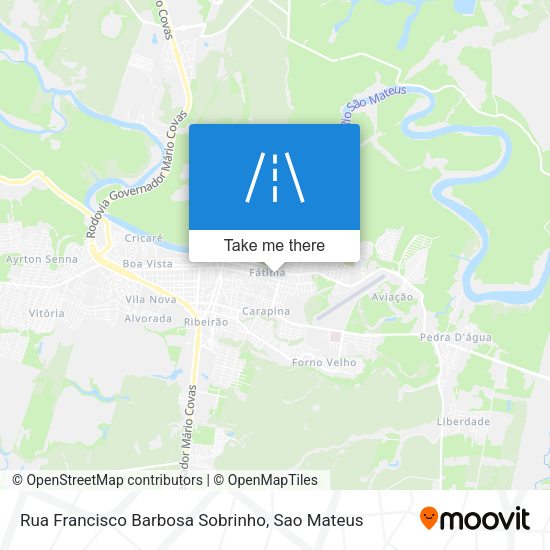 Rua Francisco Barbosa Sobrinho map