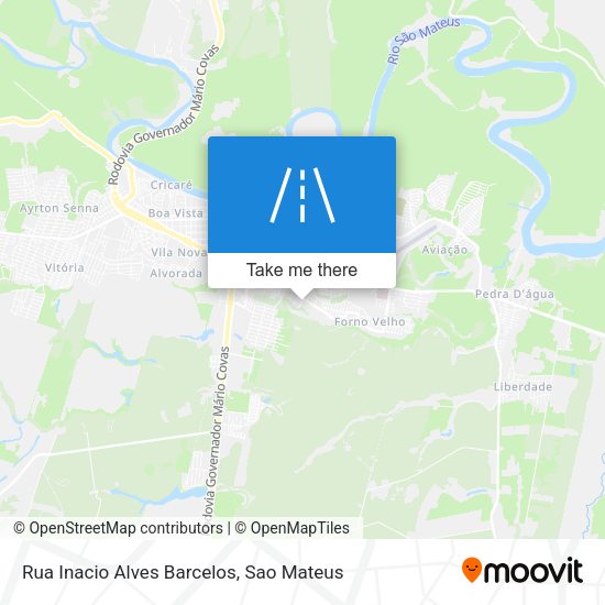 Rua Inacio Alves Barcelos map