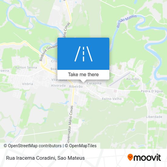 Rua Iracema Coradini map
