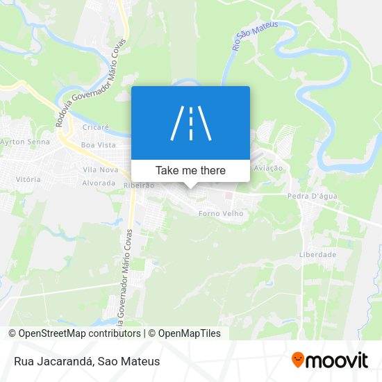 Rua Jacarandá map