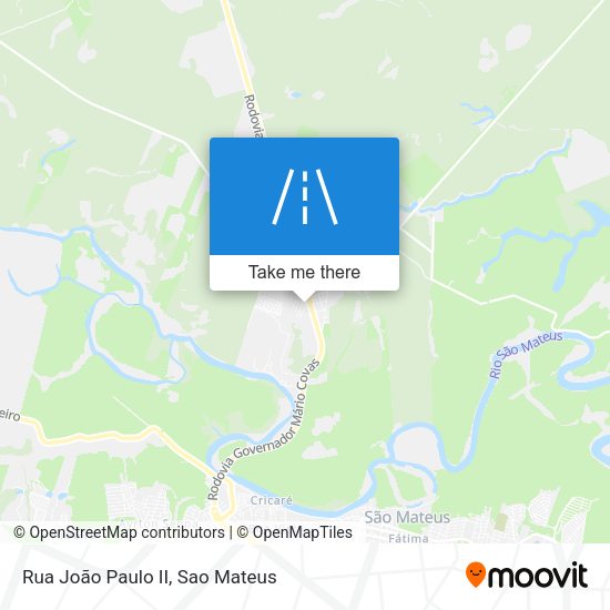 Rua João Paulo II map