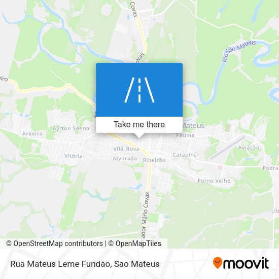 Rua Mateus Leme Fundão map