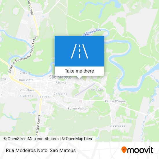 Rua Medeiros Neto map