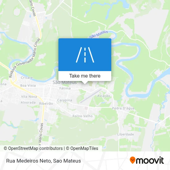 Rua Medeiros Neto map