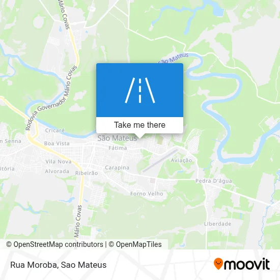 Rua Moroba map