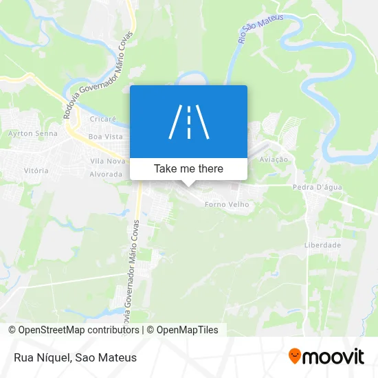 Rua Níquel map