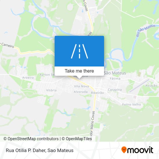 Rua Otilia P. Daher map