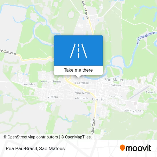 Rua Pau-Brasil map