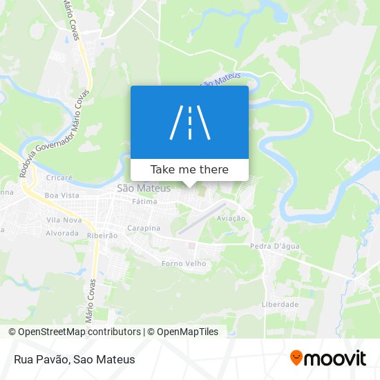 Rua Pavão map