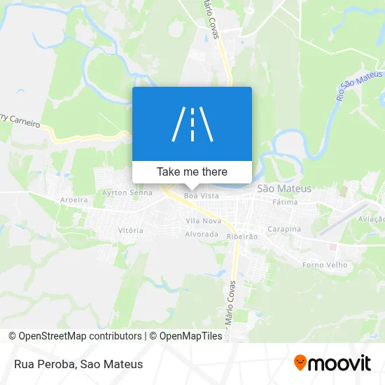 Rua Peroba map