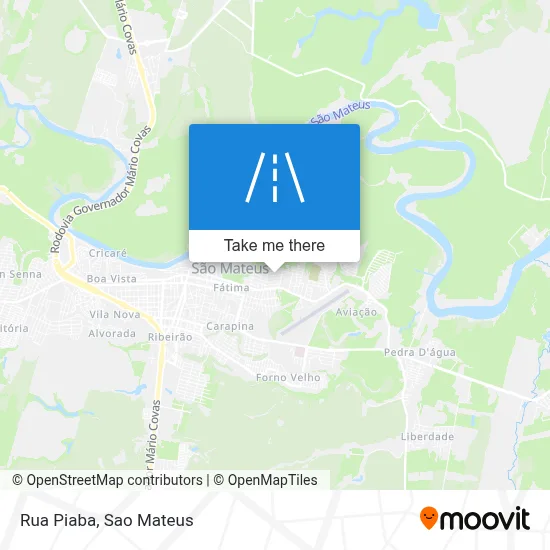 Rua Piaba map