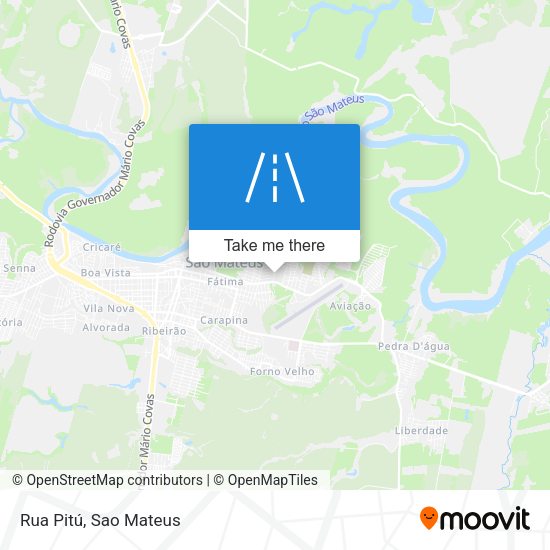 Rua Pitú map