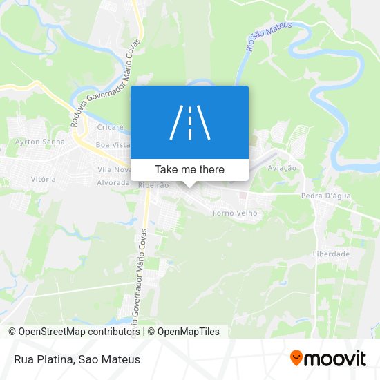 Rua Platina map
