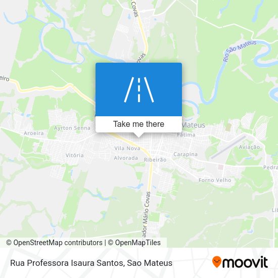 Rua Professora Isaura Santos map