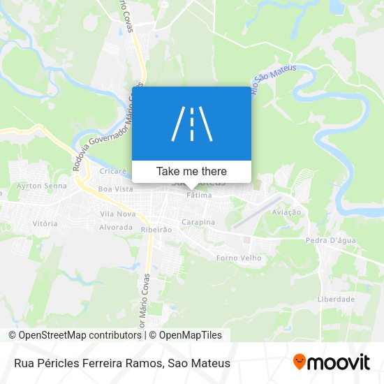 Rua Péricles Ferreira Ramos map