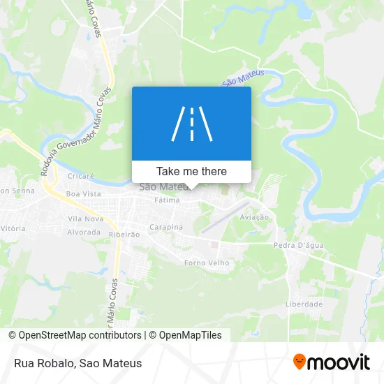 Rua Robalo map