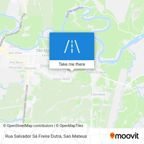 Rua Salvador Sá Freire Dutra map