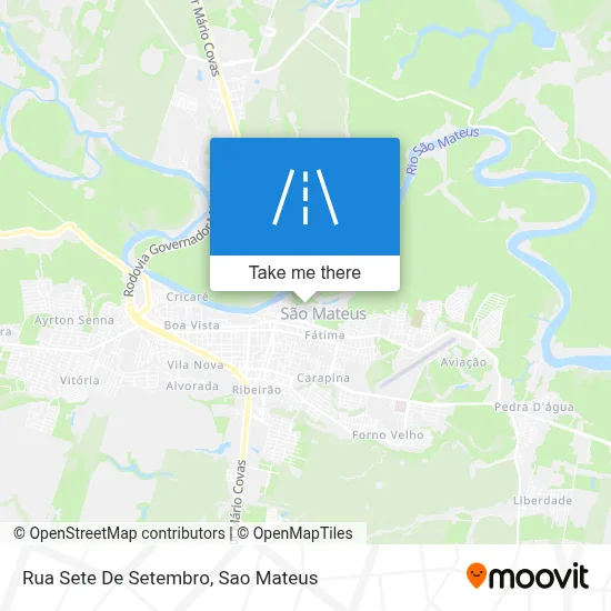 Rua Sete De Setembro map